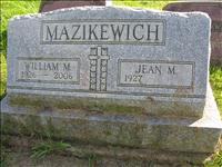 Mazikewich, William M. and Jean M